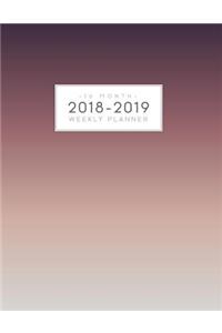2018-2019 16 Month Weekly Planner
