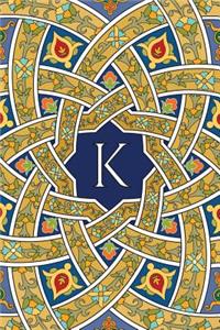 Monogram K Notebook