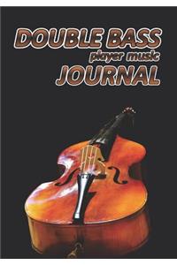 Double Bass Player Music Journal