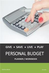 Give Save Live Play Personal Budget Planner Workbook