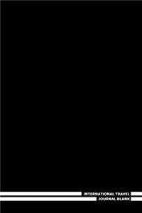 International Travel Journal Blank