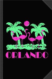 Retro Orlando Florida Journal Notebook