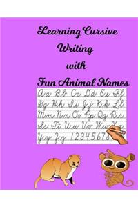 Learning Cursive Writing