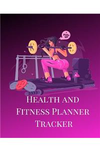 Health and Fitness Planner Tracker