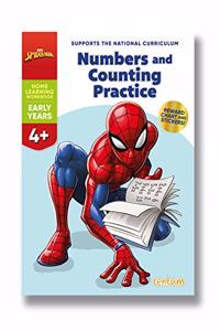 Spider-Man Numbers and Counting Practice 4+