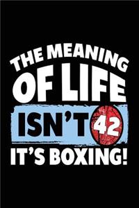 The Meaning Of Life Isn't 42 It's Boxing