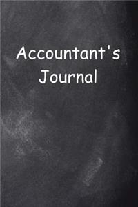 Accountant's Journal Chalkboard Design