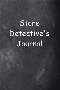 Store Detective's Journal Chalkboard Design