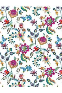 My Big Fat Bullet Journal Chinoiserie Pattern on White