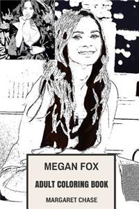 Megan Fox Adult Coloring Book