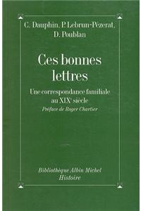 Ces Bonnes Lettres