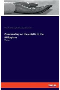 Commentary on the epistle to the Philippians