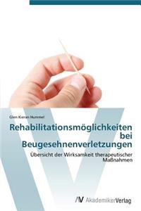 Rehabilitationsmöglichkeiten bei Beugesehnenverletzungen