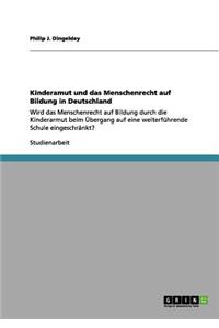 Kinderamut und das Menschenrecht auf Bildung in Deutschland