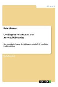 Contingent Valuation in der Automobilbranche