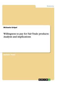 Willingness to pay for Fair Trade products