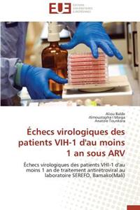 Échecs Virologiques Des Patients Vih-1 d'Au Moins 1 an Sous Arv
