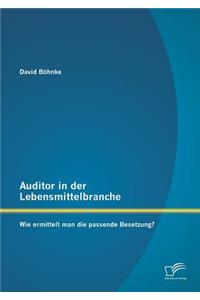 Auditor in der Lebensmittelbranche