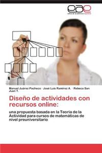 Diseno de Actividades Con Recursos Online