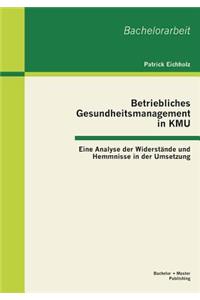 Betriebliches Gesundheitsmanagement in KMU