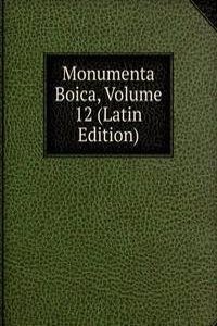 Monumenta Boica, Volume 12 (Latin Edition)