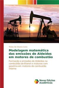 Modelagem matemática das emissões de Aldeídos em motores de combustão