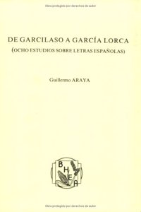 De Garcilaso a García Lorca