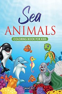 Sea Animals - Coloring Book for Kids