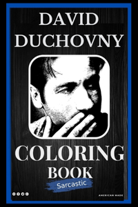 David Duchovny Sarcastic Coloring Book