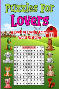 Puzzles for Lovers: A Book of Lovely Animal Word Searches