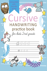 Cursive Handwriting practice book for Kids 2nd grade