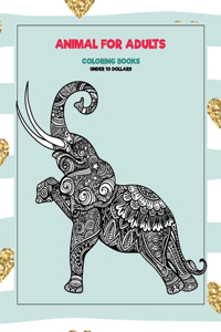 Coloring Books Animal for Adults - Under 10 Dollars