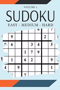Sudoku Easy Medium Hard Volume 2