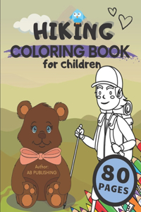 Hiking Coloring Book For Children