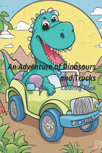 Dinosaur and Truck Coloring Adventure
