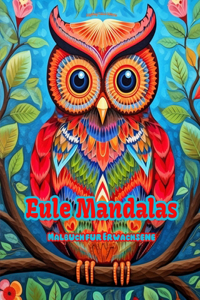Eule Mandalas Malbuch für Erwachsene Anti-Stress-Motive zur Förderung der Kreativität