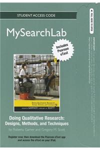 MySearchLab with Pearson Etext - Standalone Access Card - Doing Qualitative Research