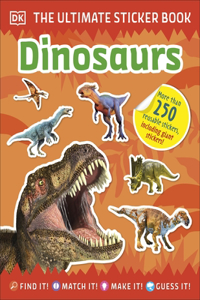 ULTIMATE STICKER BOOK DINOSAURS