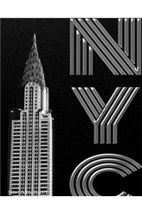 Iconic Chrysler Building New York City creative drawing journal