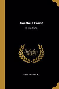 Goethe's Faust