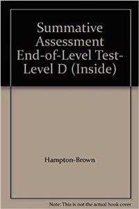 Inside Level D End-Of-Level Test Booklet