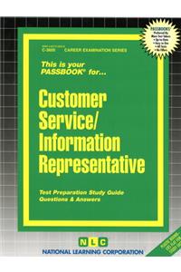 Customer Service/Information Representative, Volume 3605