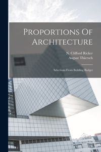 Proportions Of Architecture