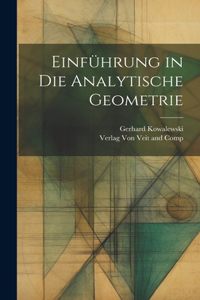 Einführung in die Analytische Geometrie