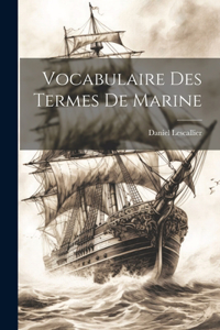 Vocabulaire Des Termes De Marine