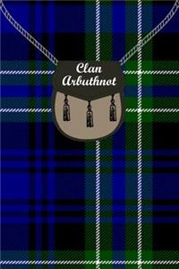 Clan Arbuthnot Tartan Journal/Notebook