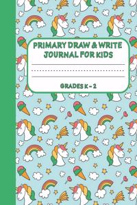 Primary Draw & Write Journal for Kids Grades K-2