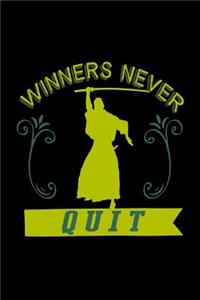 Winners never quit