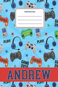 Composition Book Andrew