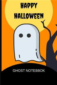 Happy Halloween Ghost Notebook